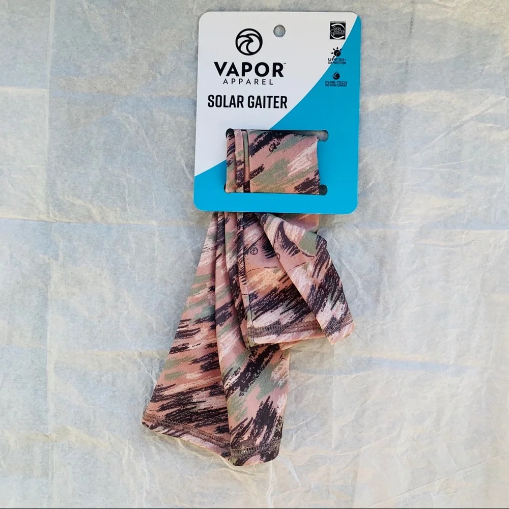 VAPOR Solar Camo Protector Reusable Gaiter Mask Polar Neckwear Derlay Multi